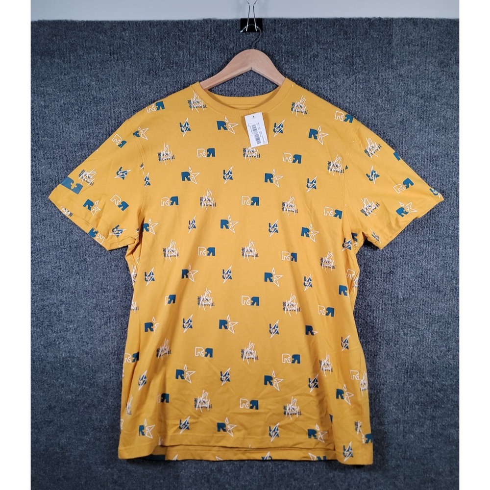 Rock Revival T-Shirt Mens XL All Over Print Short Sleeve Cotton Preppy NWT $65